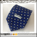 Novelty fabric custom logo polyester neckties